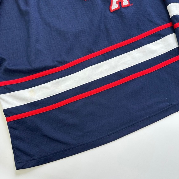 Steve & Barrys Athletic Dept USA Hockey Jersey Pullover Blue Red Mens XXL - Picture 5 of 8